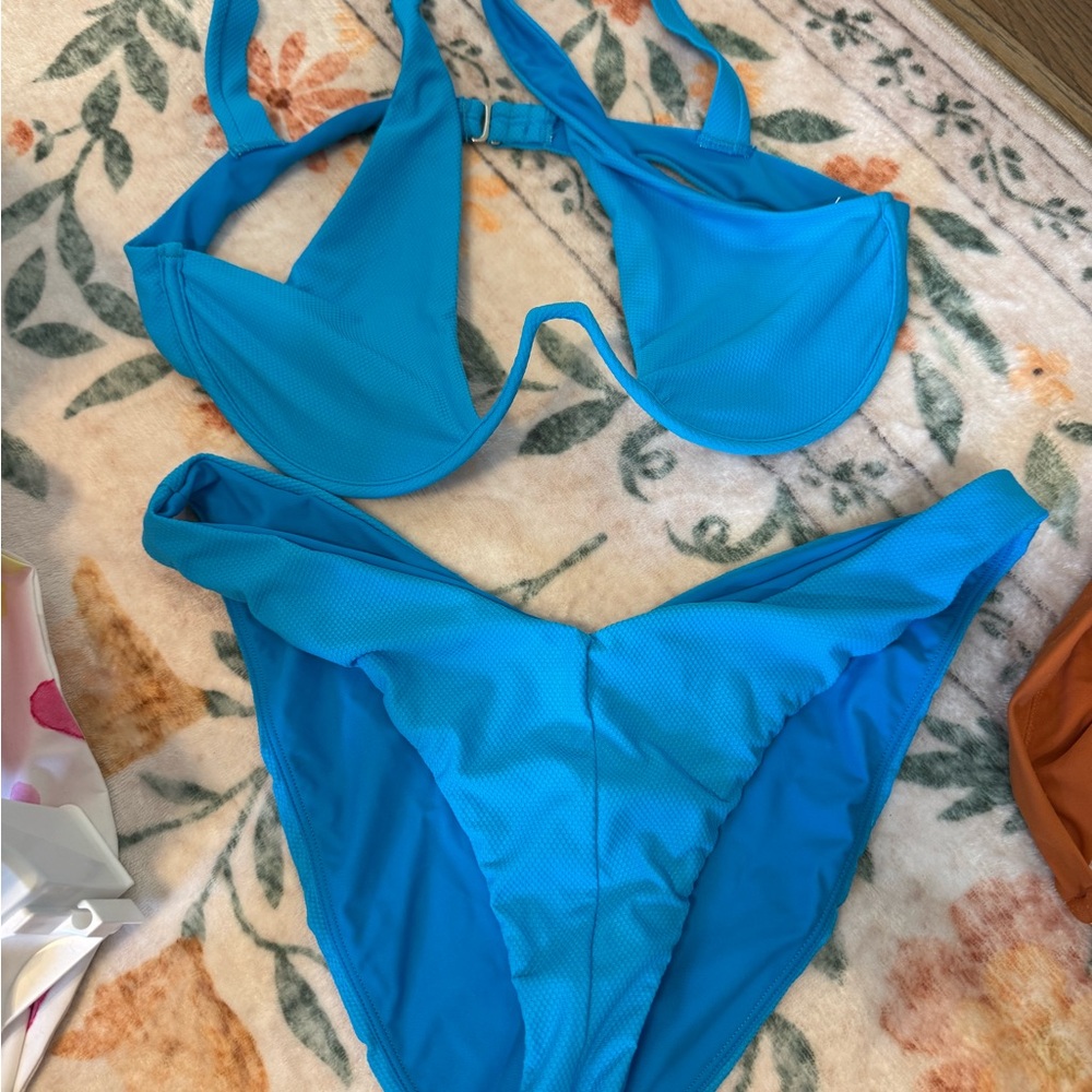 Blue Women's Swim Top